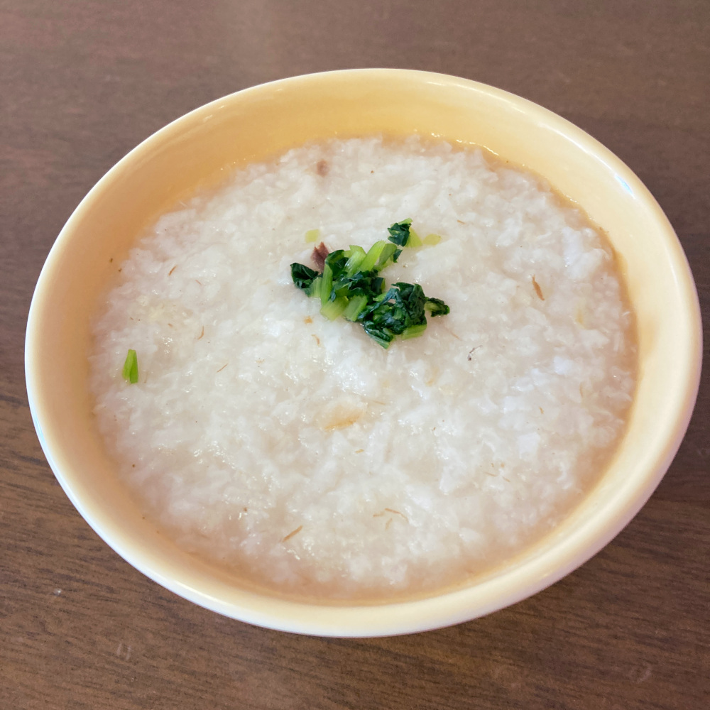 特別養護老人ホーム ル・リアンふかみ 令和8年4月9日(木)イベント食「春のお花見ランチ」のお粥の写真